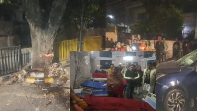 Moradabad News: तेज रफ्तार कार पेड़ से टकराई, एक की मौत, दो घायल