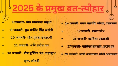 Calendar 2025: व्रत-त्योहारों की धूम, जानें कब है होली, दिवाली, ईद