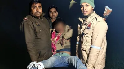 Fatehpur News: पुलिस मुठभेड़ में शातिर बदमाश गिरफ्तार, पैर में गोली लगने से घायल, तमंचा और बाइक बरामद