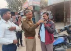 देवरिया: एसपी विक्रांत वीर के निर्देशन में यातायात पुलिस का विशेष चेकिंग अभियान