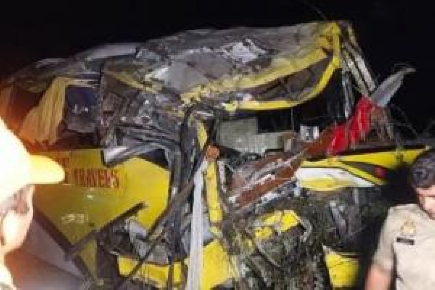 Etawah Road Accident: टक्कर के बाद बस एक्सप्रेस-वे से नीचे जा गिरी, सात लोगों की मौत और अन्य घायल